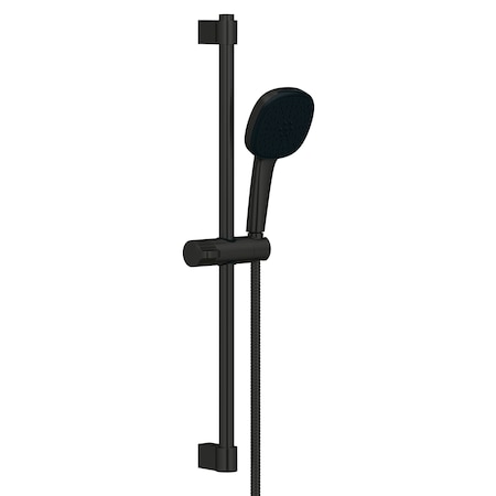 Grohe Tempesta Square 110 24In Shower Rail Set, 2-Spray  In Matte Black 267832432